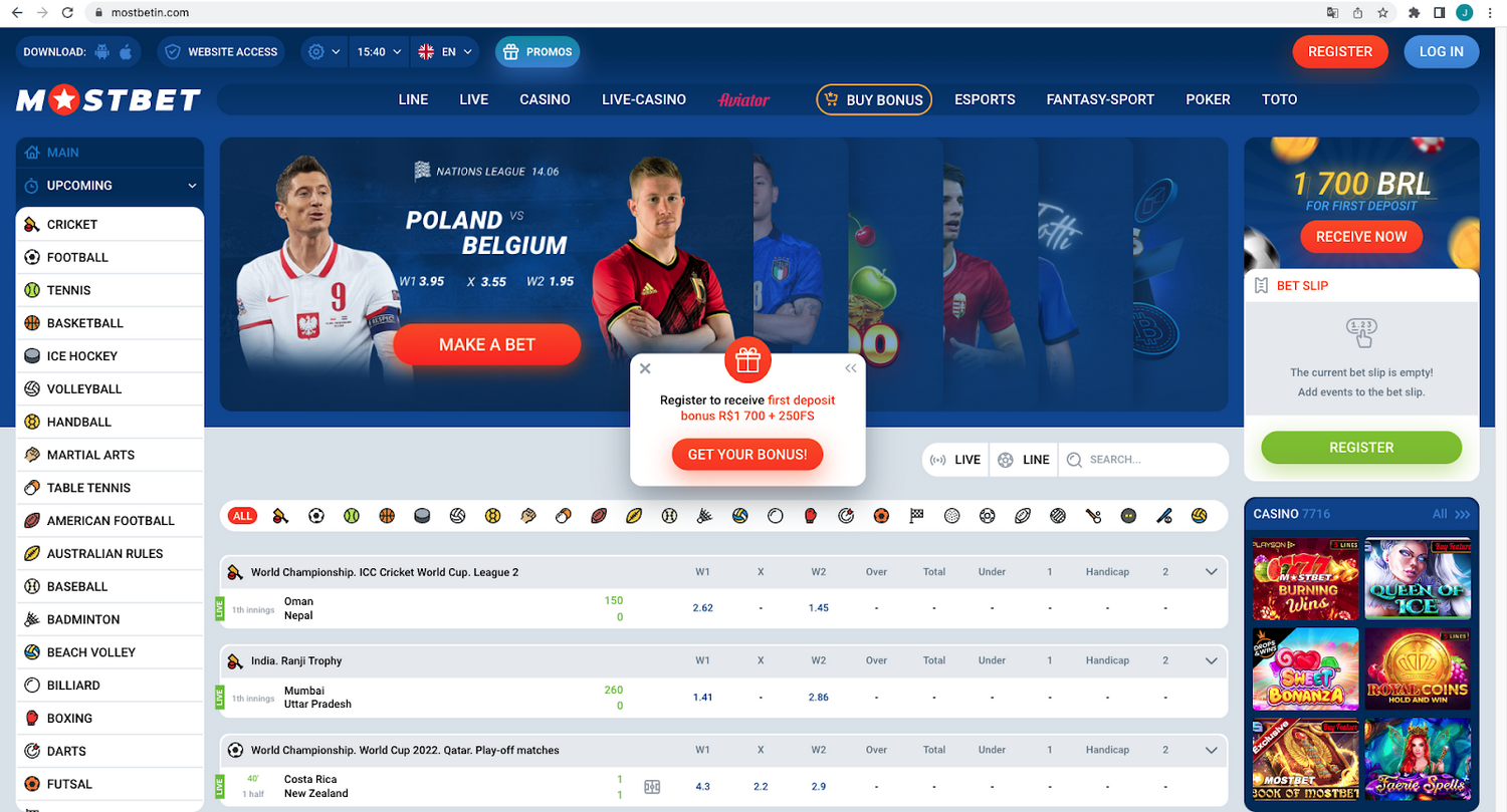 Mostbet Bookmaker Assessment Incentive Bargains, Applications, Enrollment